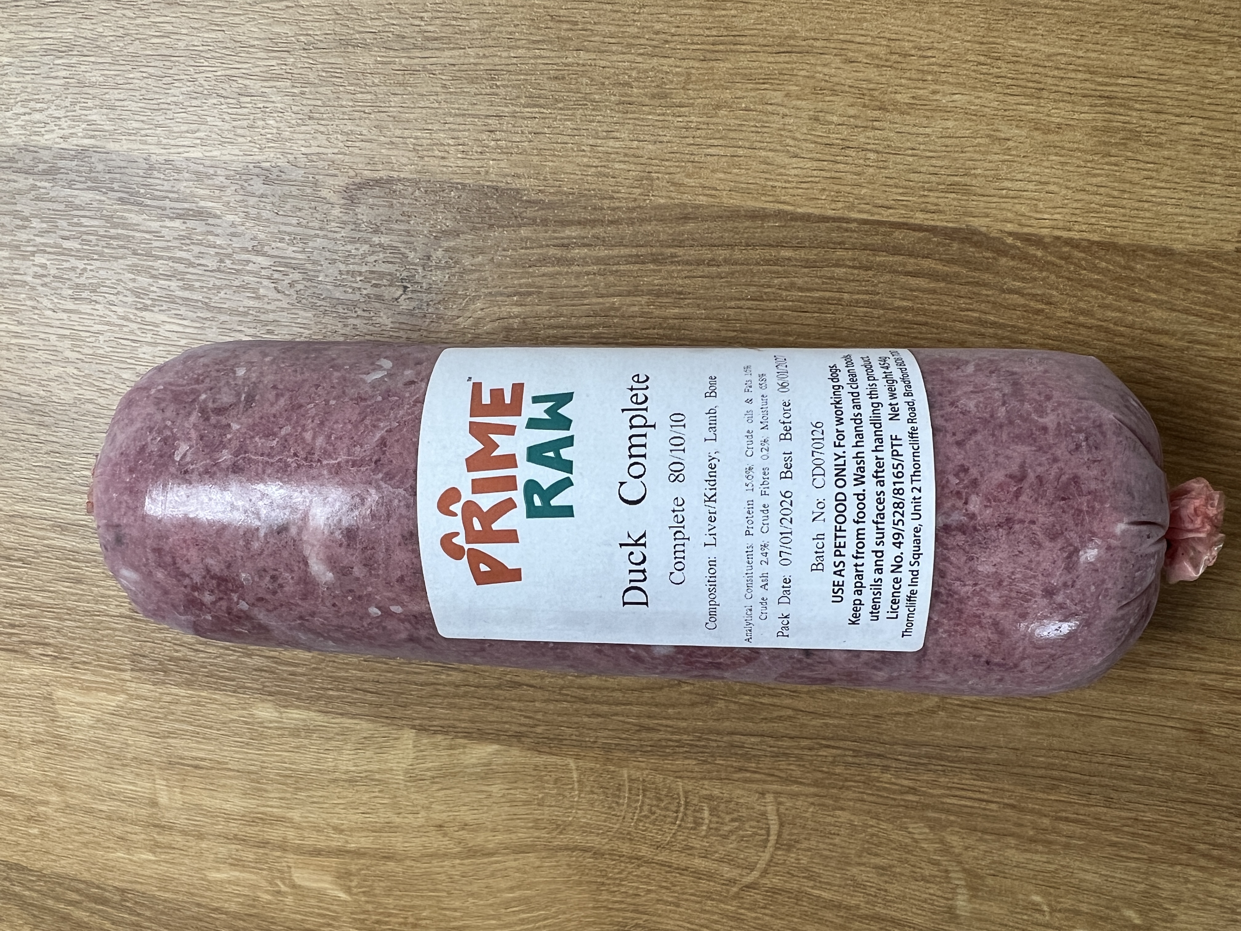 Prime Raw - Duck Complete