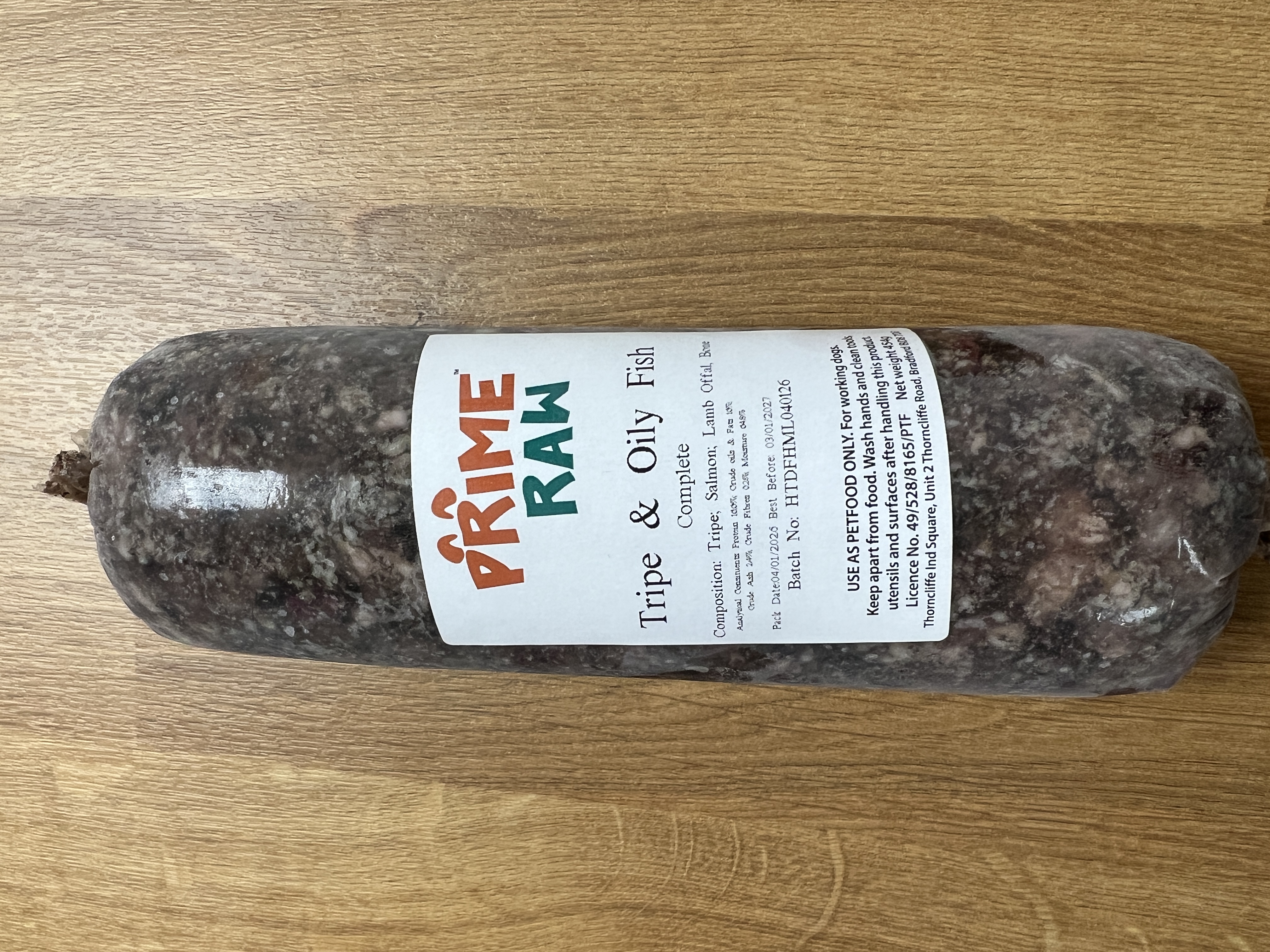 Prime Raw - Tripe & Oily Fish Complete