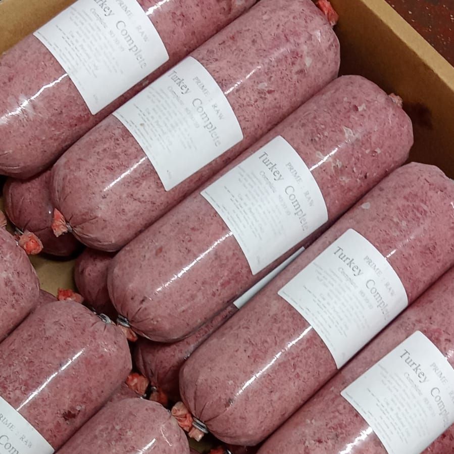 Prime Raw - 20x454g Rolls Turkey Complete