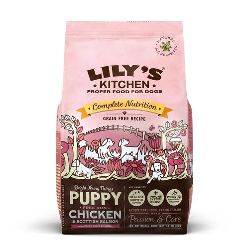 Lily's Kitchen Dog Chicken & Salmon Puppy Recipe Dry Food 2.5kg
