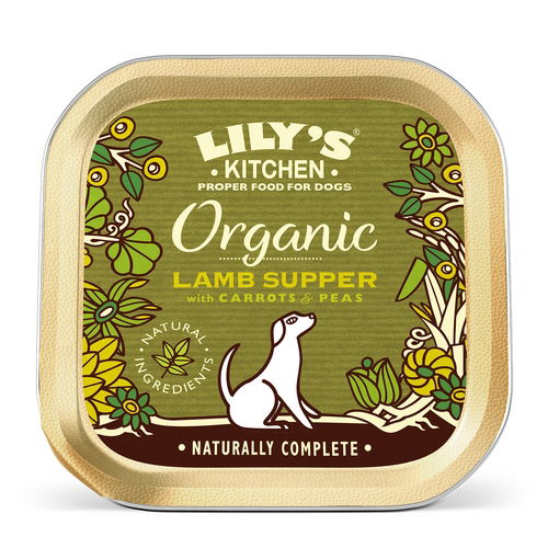 Lily's Kitchen Wet Dog Tray Organic Beef Supper 150g